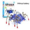 DIY Electric Spider Robot Toy for Kids, Educational STEM Assembly Kit with Battery Included