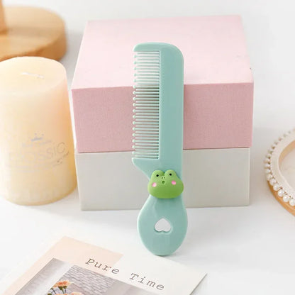 2023 New Children’s Small Anti-Screw Hair Brush Comb - Cartoon Mini Portable Untangling Bangs Round Tooth Hairbrush for Girls