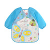 0-3 Years Baby EVA Waterproof Anti-Dirty Bib – Long Sleeve Strap Coat with Cute Cartoon Pattern, Dirt-Proof Soft Feeding Bib & Burp Cloth - Kidzy Market