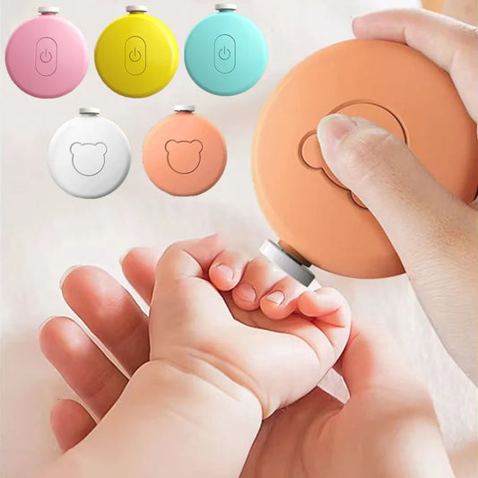 6 Pcs Grinding Heads Set Electric Baby Nail Trimmer, Newborn Nail Clipper Baby Care Kit Manicure Set Safe Easy Trim