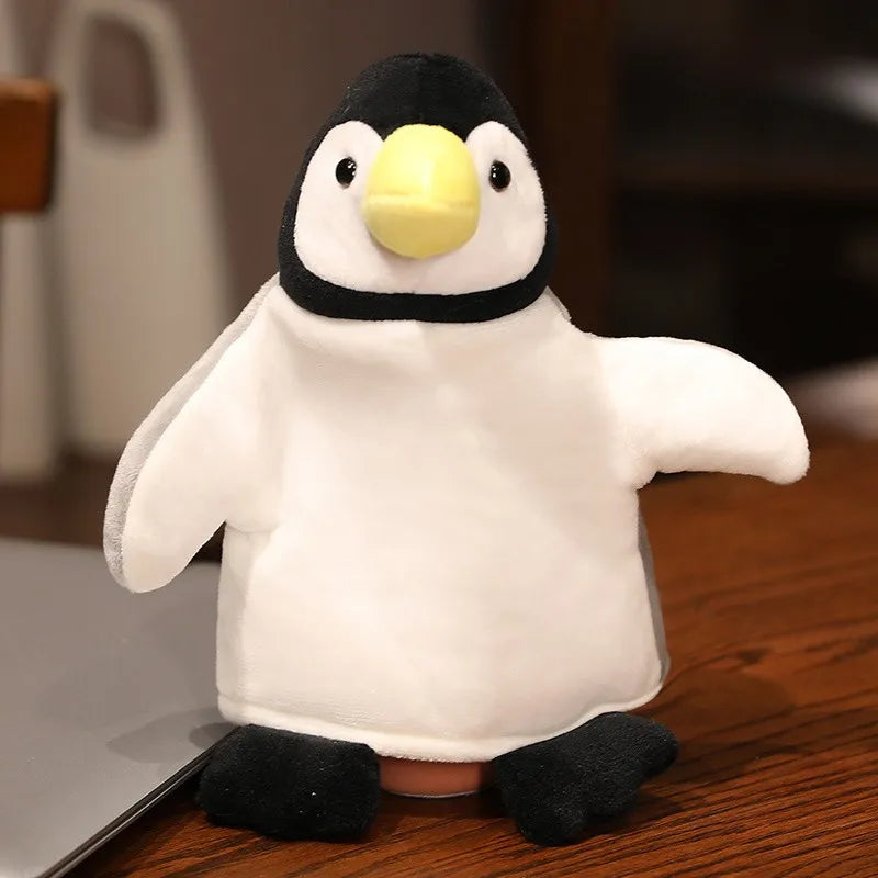 Stuffed Plush Hand and Finger Puppets, Octopus Penguin Clown Fish Educational Toy Gift