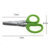 Multi-Layer Kitchen Scissors Stainless Steel Vegetable Cutter Herb Laver Cooking Tool