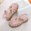 Baby Sandals for Girls – Peep-Toe Breathable Bow-Knot Princess Sandals, Soft Summer Fashion, Cute & Versatile Children’s Shoes