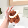 Cute Cartoon Capybara Plush Pendant, Bag Hanging Ornament and Keychain Doll