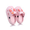 Summer Children’s Hole Slippers – Girls’ Fashion Flower Sandals, Soft Bottom Kids’ Beach Shoes, Toddler Home Slippers
