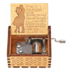 You Are My Sunshine Wooden Carved Vintage Handcrafted Melody Music Box Antique Clockwork Gift for Girlfriend