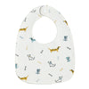 INSULAR 3-Layer Baby Bibs & Burp Cloth Set – Soft Cotton Adjustable U-Shape Feeding Bib for Newborns & Infants, Saliva Towel & Rice Bag - Kidzy Market