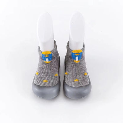 Cute and Comfy Cotton Newborn Baby First Walkers – Soft-Soled Indoor Casual Shoes, Breathable and Non-Slip Baby Shoes