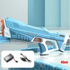 43cm Full Electric Automatic Water Gun – Portable Summer Beach Toy for Kids