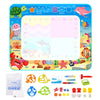 100x80CM Magic Water Drawing Mat – Reusable Doodle and Coloring Board with Magic Pens, Montessori Educational Toy for Kids