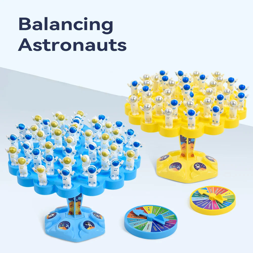 Astronaut Balance Tree Game (Tabletop Balancing Toy, Parent-Child Interaction, Space Puzzle Gift)