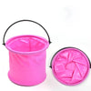 Folding Collapsible Beach Sand Play Bucket Toy for Outdoor Gardening and Pool Fun
