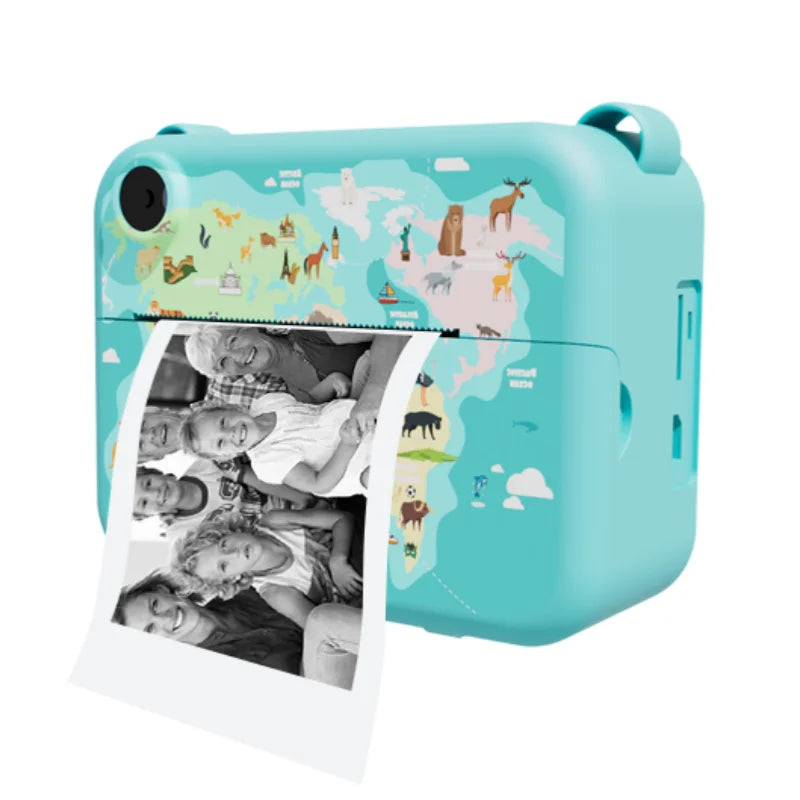 Digital Kids Camera with Instant Thermal Print, Photo and Video Recorder, Educational Toy