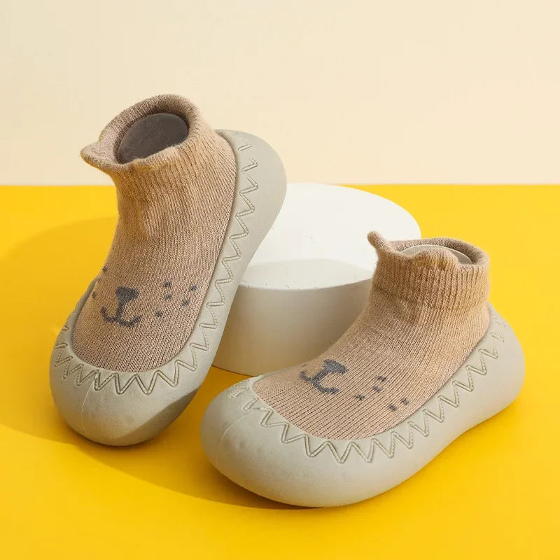 Baby Shoes – Soft Rubber Sole First Walkers, Non-Slip Toddler Sock Shoes for Boys & Girls (0-4Y)