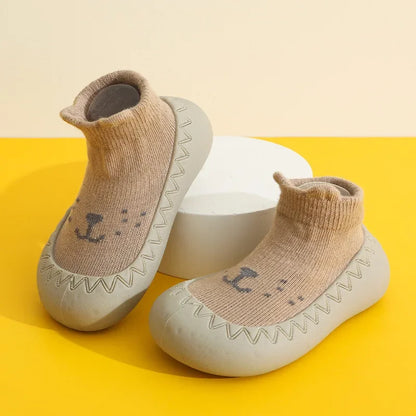 Baby Shoes – Soft Rubber Sole First Walkers, Non-Slip Toddler Sock Shoes for Boys & Girls (0-4Y)