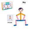Sport Wooden Man DIY Puzzle Toy – Educational Board Game for Early Learning, Preschool Fine Motor Skills Training for Children