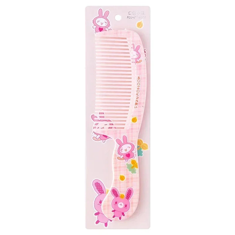 New Portable Untangling Hair Brush - Health Care Tools for Kids - Cute Rabbit & Bear Hairbrush Comb for Girls - Hair Accessories