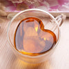 Heart-Shaped Double-Walled Glass Mug – Heat-Resistant Coffee & Tea Cup, Romantic Couple Gift
