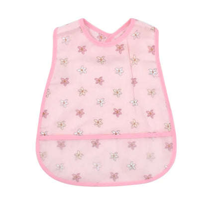 2023 New Cartoon Pattern EVA Waterproof Baby Bibs – Adjustable Feeding Apron with Pocket for Kids, Baby Burp Cloths - Kidzy Market