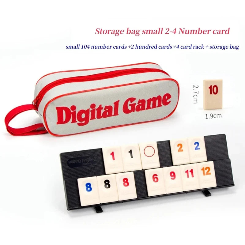 Standard Israeli Mahjong - Digital Mahjong Cards, Classic Rummy Table Game, Leisure & Multiplayer Board Game, Travel Version
