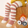 Winter Plush Baby Stockings - Soft & Warm Knee-High Socks for Newborns, Infants & Toddlers (0-3 Years)