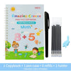 Magic Copy Book – Reusable Children's Writing Practice Book with Stickers, Free Wipe Toy for English Learning and Parent-Child Activities