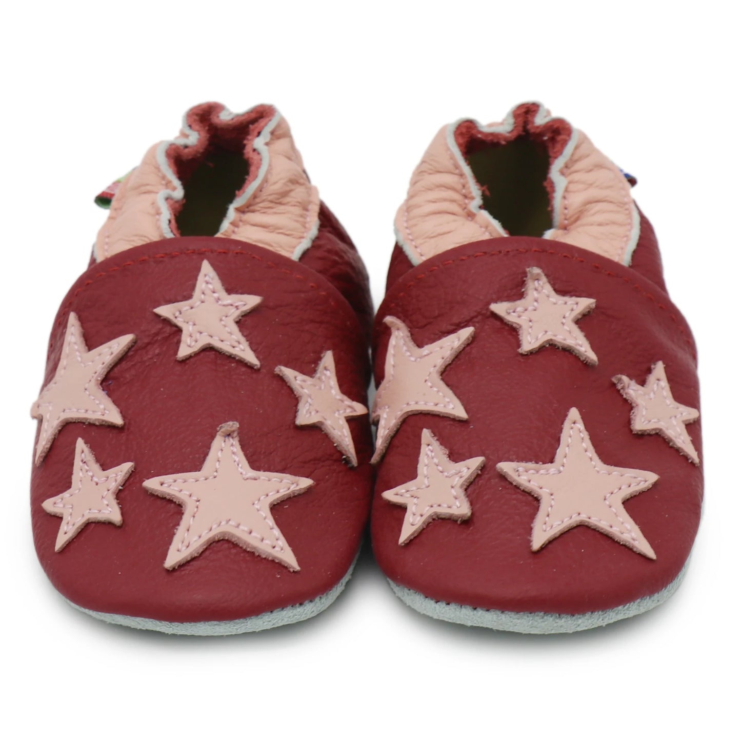 Carozoo Baby Shoes – Leather Children Slippers, Prewalker First Walking Shoes for Newborn Boys & Girls