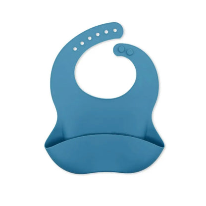 Waterproof Baby Bibs – Adjustable Soft Silicone Feeding Bibs with Cute Cartoon Animal Prints for Boys & Girls - Kidzy Market