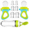 Silicone Squeezing Feeding Bottle Pacifier Spoon - Infant Rice Cereal Feeder