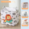 Folding Linen Storage Basket with Handles – Fabric Laundry & Toy Organizer for Closet, Bedroom & Office (Multiple Sizes: 35×40 cm / 13.8×15.7 in; 40×28×24 cm / 15.7×11.0×9.4 in; 40×30×40 cm / 15.7×11.8×15.7 in)