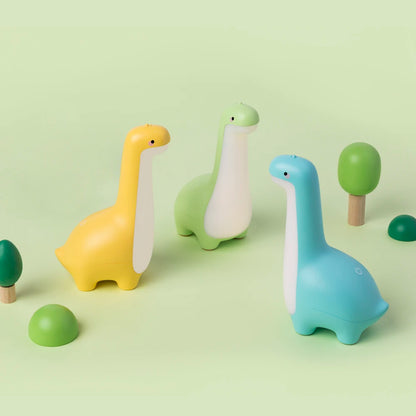 Dinosaur Night Light for Kids — Cute USB Rechargeable Touch-Dimmer Bedside Lamp with 15-Min Timer, 124 x 78 x 175 mm (4.9 x 3.1 x 6.9 in)
