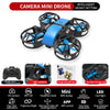 Dowellin D12 Mini RC Drone – Remote Control Quadcopter with HD Dual Camera and Fixed Height