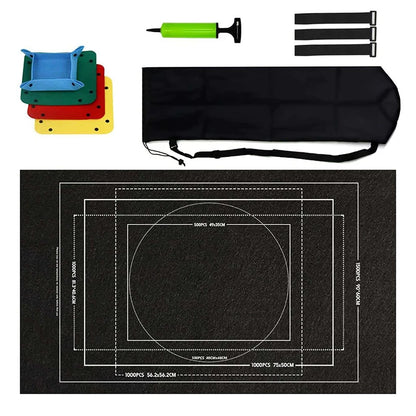 Puzzle Storage Blanket, Children Puzzle Toy, Multiple Specifications with Bag, Portable Parent-Child Early Education Gift, TMZ
