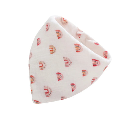 Baby Bandana Bibs | Muslin Drooling Bib for Infants 0-1 Year | High Absorbent Teething & Soothe Towel | Stylish Floral Design - Kidzy Market
