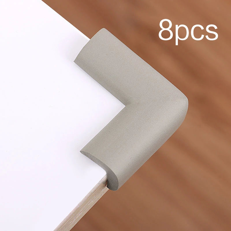 8Pcs Children Protection Corner Guards 55x55mm Soft Table Desk Baby Safety Edge Protectors