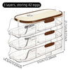 Automatic Rolling Egg Storage Box for Refrigerator - Hand-Held Side Door Rack
