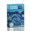 38x26cm Mini Jigsaw Puzzle, 1000 Pieces for Adults, Famous Oil Painting Van Gogh, Christmas Gift Toy, Educational Toy
