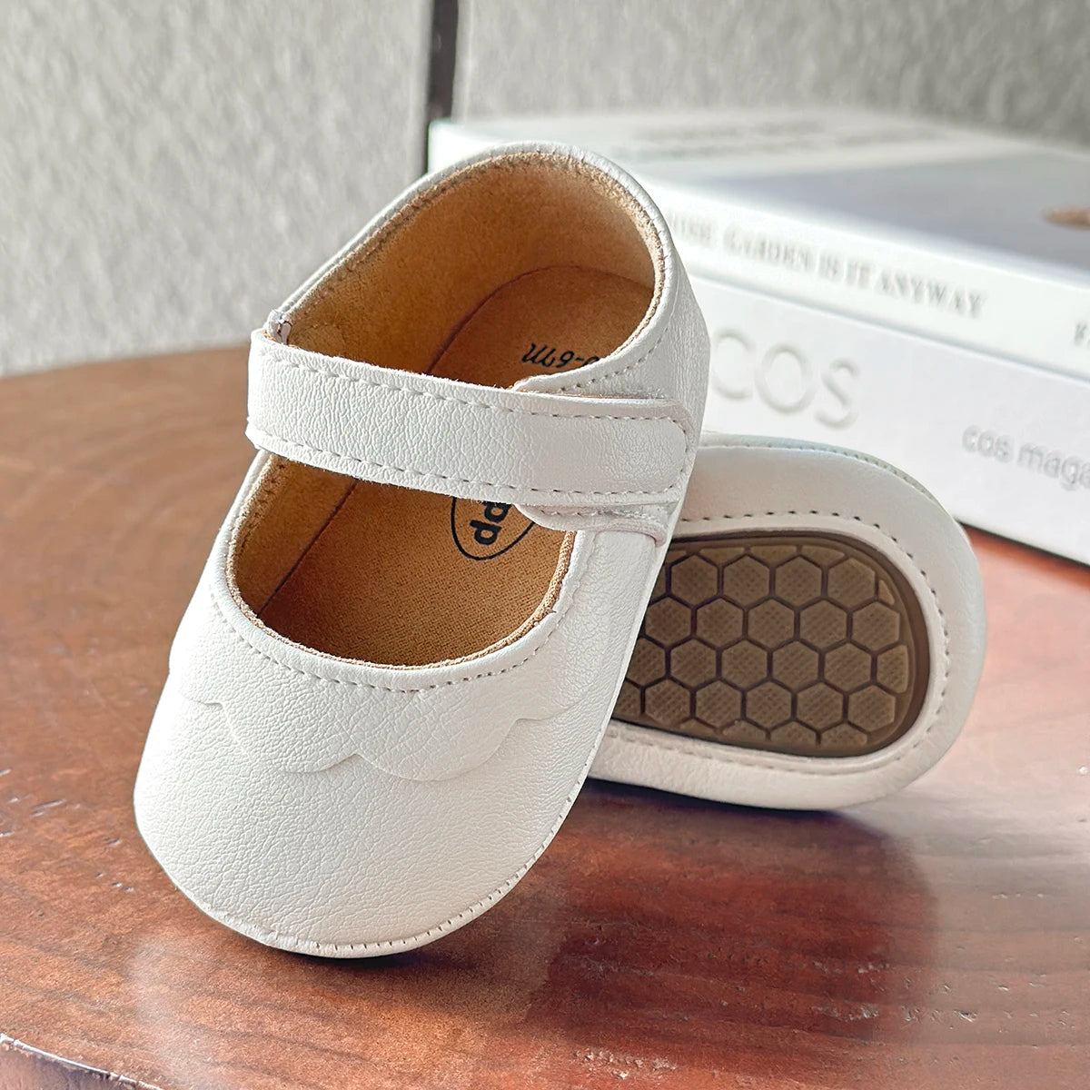 Baby Girls Shoes Multicolour Princess Toddlers Soft Soled Non-Slip Crib Shoes First Walkers 0-18M