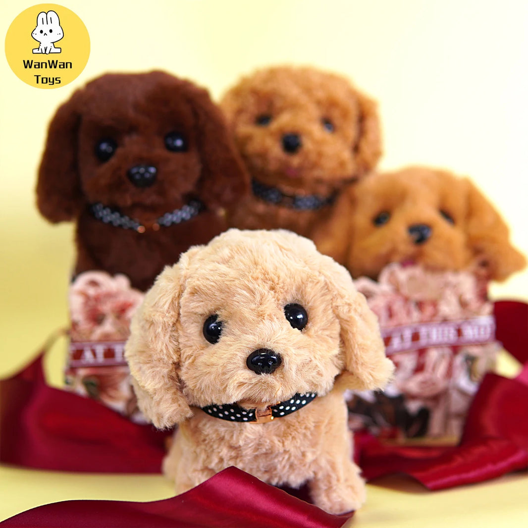 Electric Plush Toy Puppy, Cute Teddy Dog for Kids and Adults, Birthday & Holiday Gift