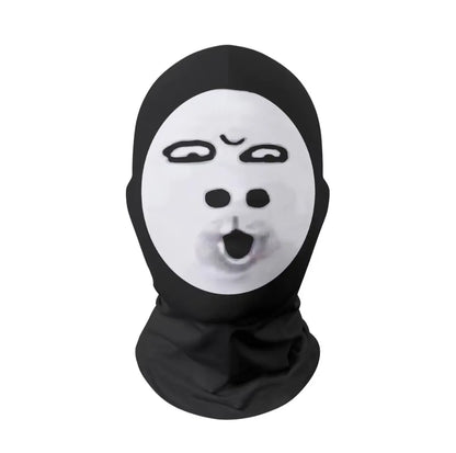 Full Face Celebrity Mesh Mask - Kanye Shiesty Style, Men’s Cosplay & Party Prop