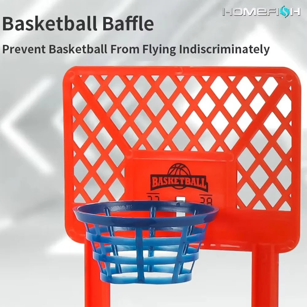 Mini Basketball Machine - Desktop Portable Travel or Office Game Set - Indoor/Outdoor Fun Toy - Christmas Gift