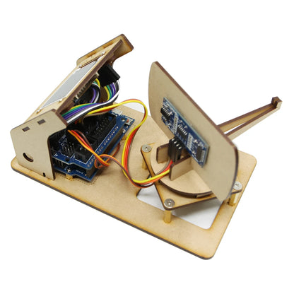 Radar Detection Robot with 1.8" TFT Screen, TS90A Ultrasonic Radar for Arduino, DIY Open Source Programmable Kit