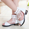 Girls’ Shoes – Sandalias Kid Sandals, Summer New Fashion Princess Shoes, Soft Sole Roman Shoes, Student Sandals for Girls