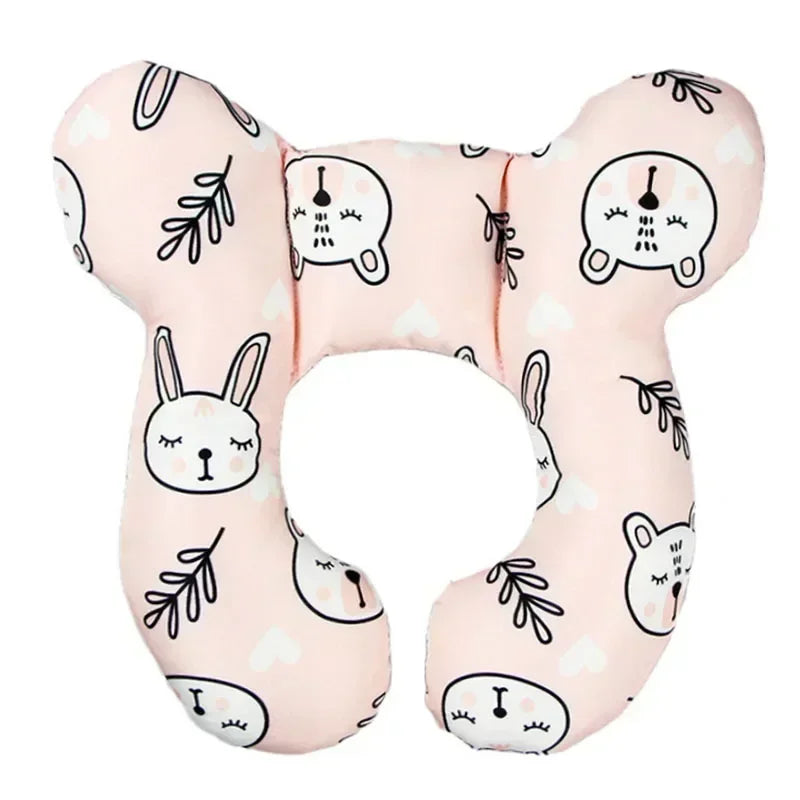 Baby U-Shape Headrest Pillow – Travel Car Seat Neck Support Cushion for Newborns and Toddlers (0-3 Years)
