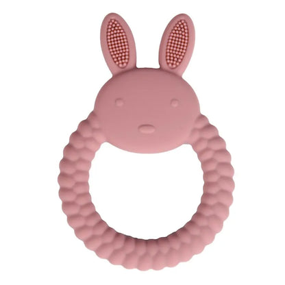 Baby Teether Gloves - Cartoon Bear Silicone Teething Gloves, Dental Care for Gums, Anti-Eating Molar Stick, BPA-Free Baby Accessory
