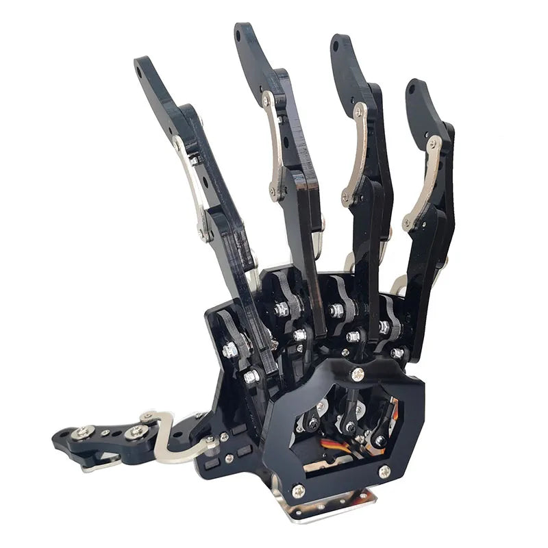 5 DOF Robot Hand with Five Fingers, Servo Control Left/Right Bionic Palm, Assembled Gripper for Arduino/ESP32 Programmable Robot