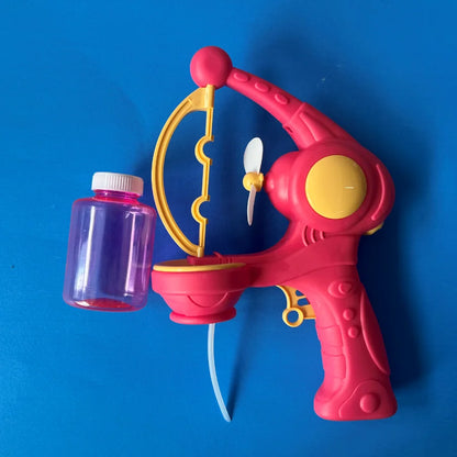 Automatic Rocket Bubble Gun for Kids – Battery-Powered Bubble Machine & Bubble Blower for Outdoor Parties & Gifts (3×AA Not Included)