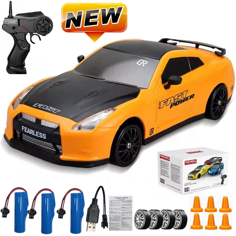 2.4G High-Speed Drift RC Car 4WD AE86 Model Remote Control Racing Toy