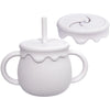Silicone Baby Sippy Cup & Snack Container 8.5 fl oz (250 ml) Portable Drinkware for Babies & Toddlers