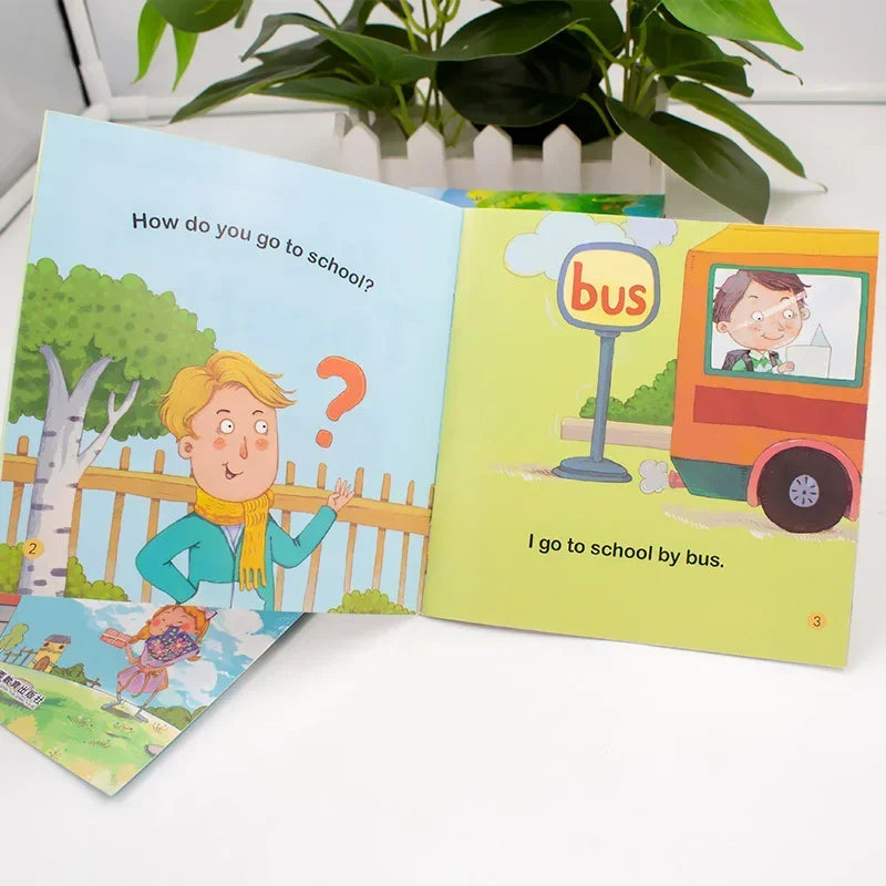 Kids English Word Learning Book Set – 60 Pocket Books for Early Childhood Reading and Montessori Teaching Aids